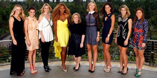 Halep, Serena, Sharapova, Kvitova, Wozniacki, Ivanovic WTA Finals Singapore