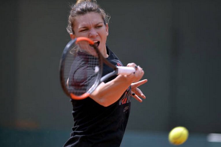Simona Halep se antreneaza de o saptamana la Roland Garros 2018