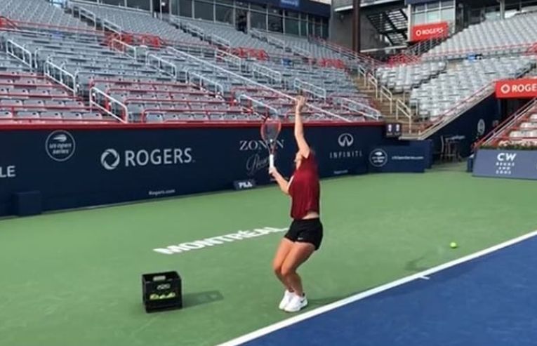 Simona Halep, primul antrenament la Rogers Cup Montreal 2018