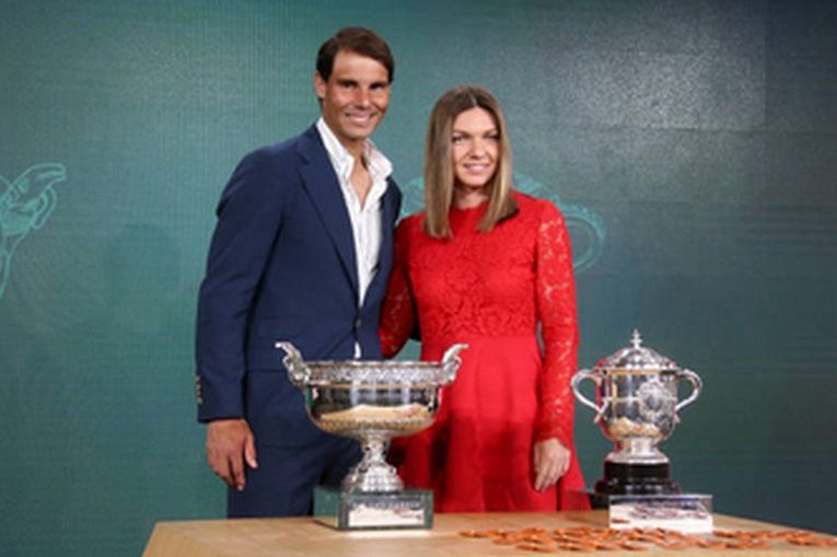 Simona Halep si Rafael Nadal sunt campionii de anul trecut de la Roland Garros