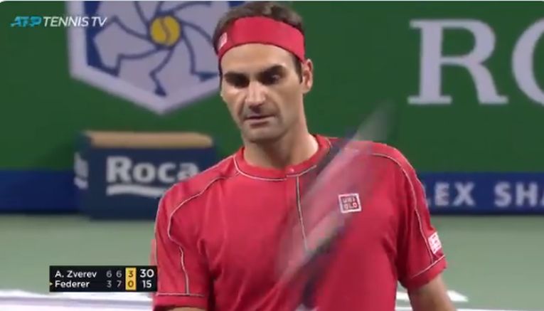 Roger Federer la Shanghai