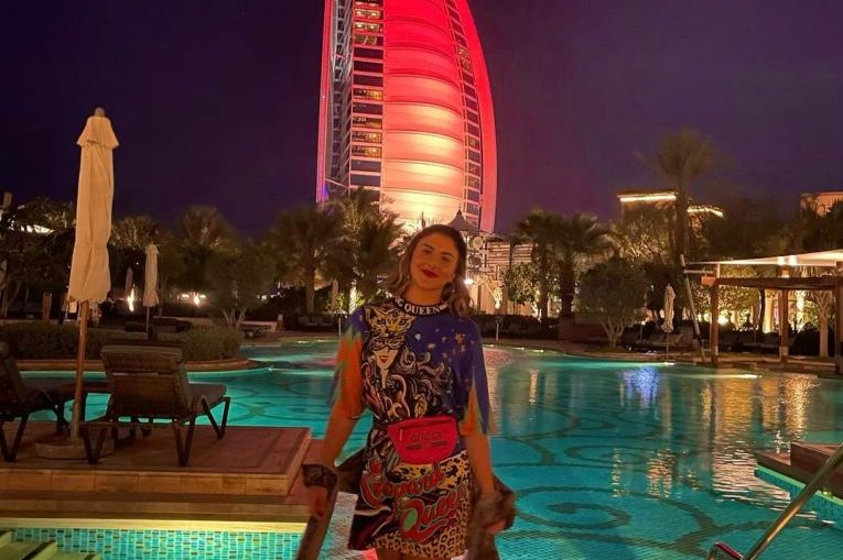Bianca Andreescu a ieșit în seara de Crăciun pe promenadă la Dubai