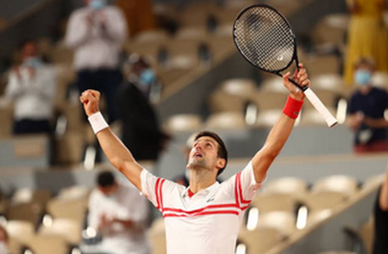 Novak Djokovic, după victoria în fața lui Rafael Nadal la Roland Garros