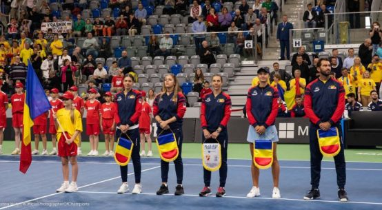 Echipa de Fed Cup a României în meciul cu Polonia