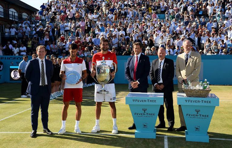 Novak Djokovic, alaturi de Marin Cilic, dupa finala de la Queen's