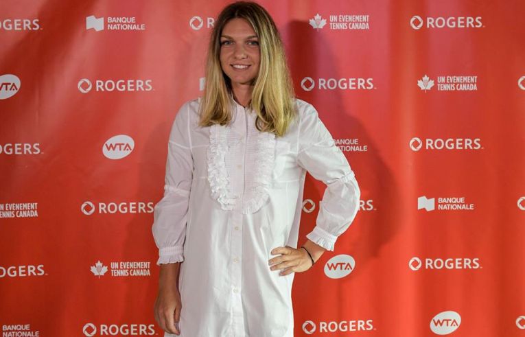 Simona Halep, la petrecerea jucătoarelor de la Rogers Cup Montreal 2018
