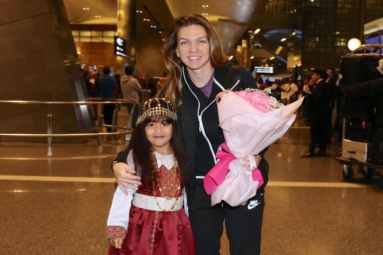 Simona Halep a sosit la Doha pentru turneul din 2019