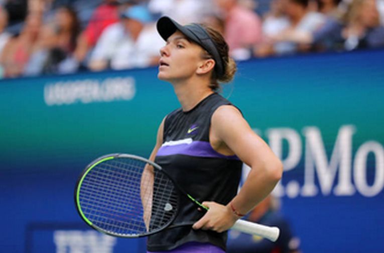 Simona Halep, supărată la US Open 2019