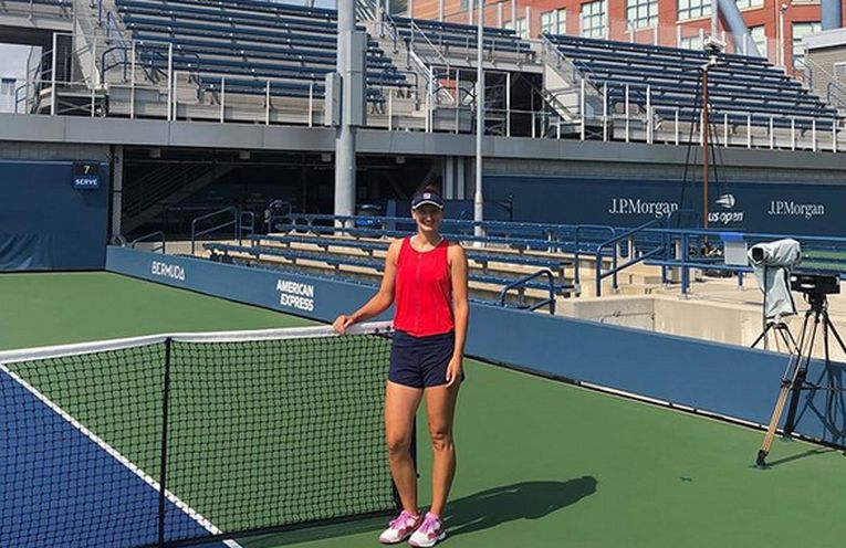 Irina Begu a facut primele antrenamente la US Open